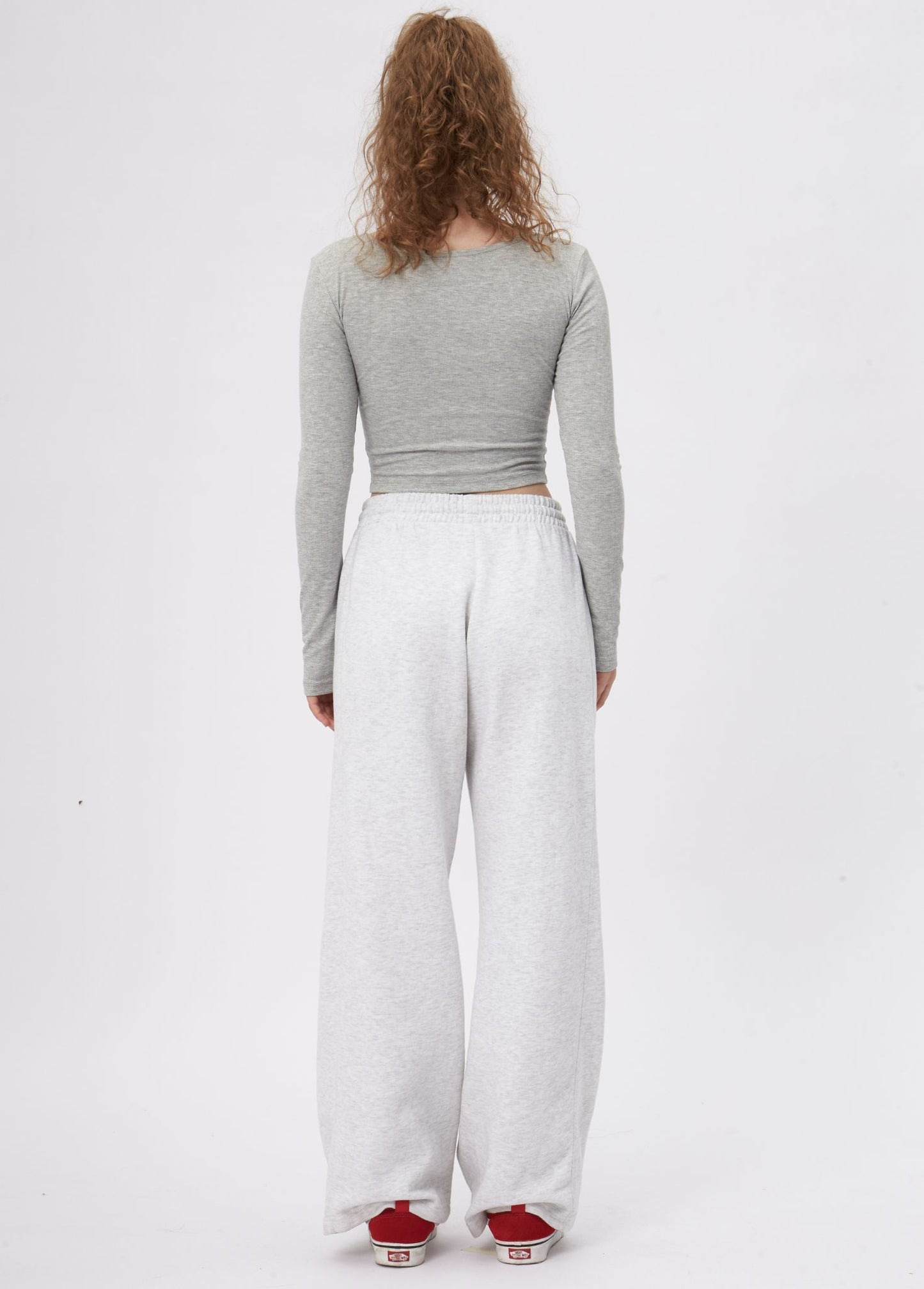 BUTTON LONGSLEEVES TEE LIGHT GREY