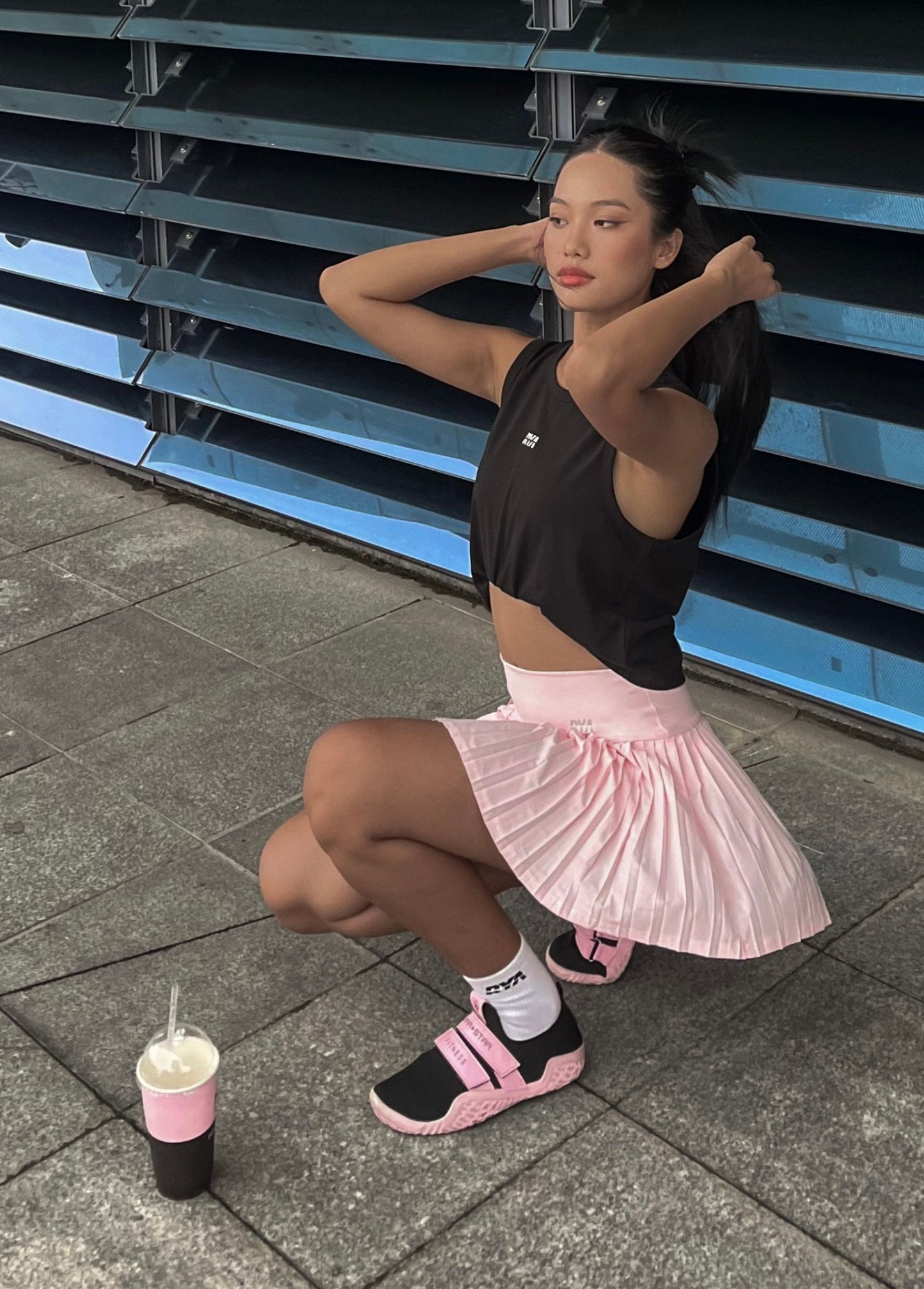 FLOW SKIRT BABY PINK
