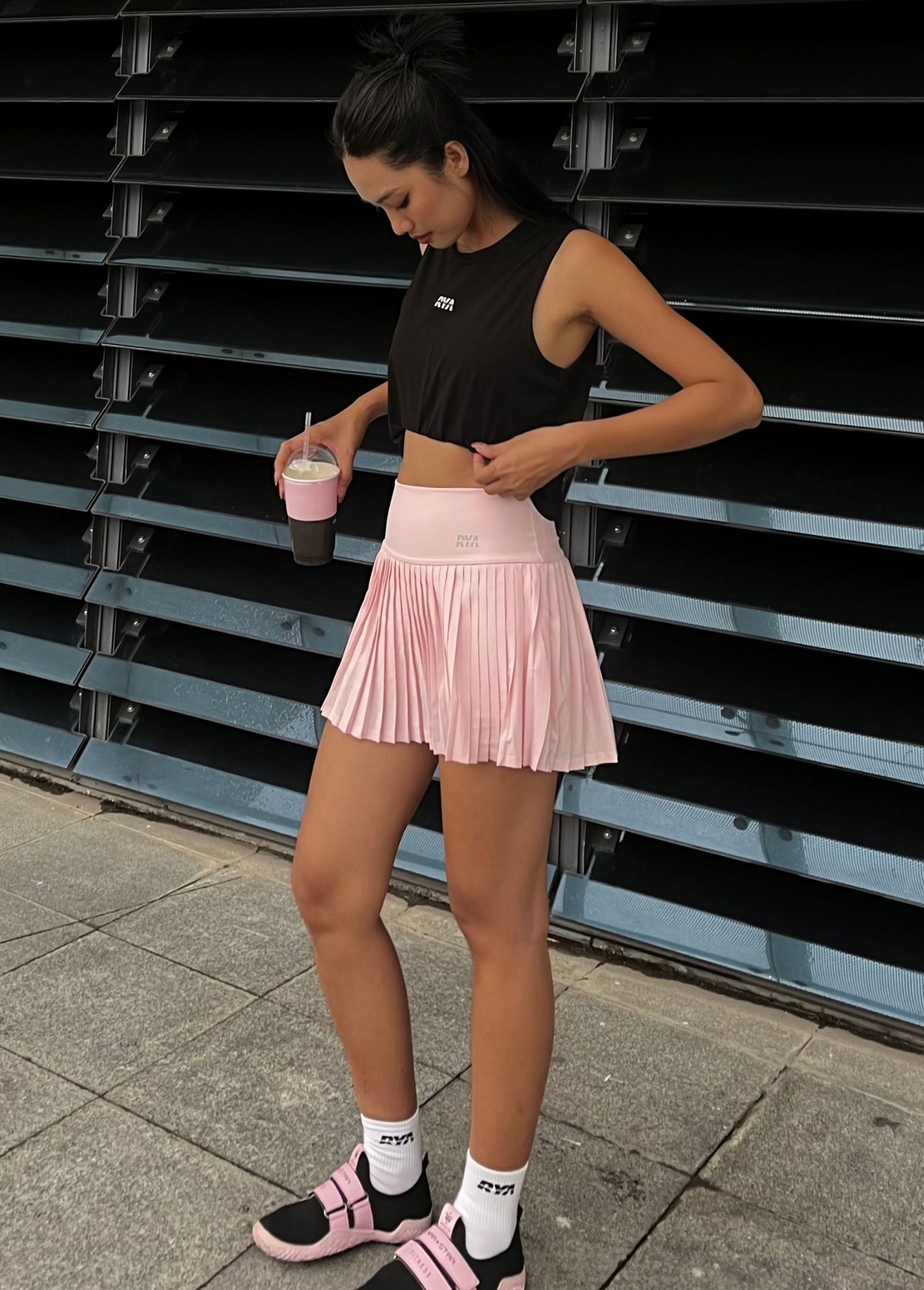 FLOW SKIRT BABY PINK