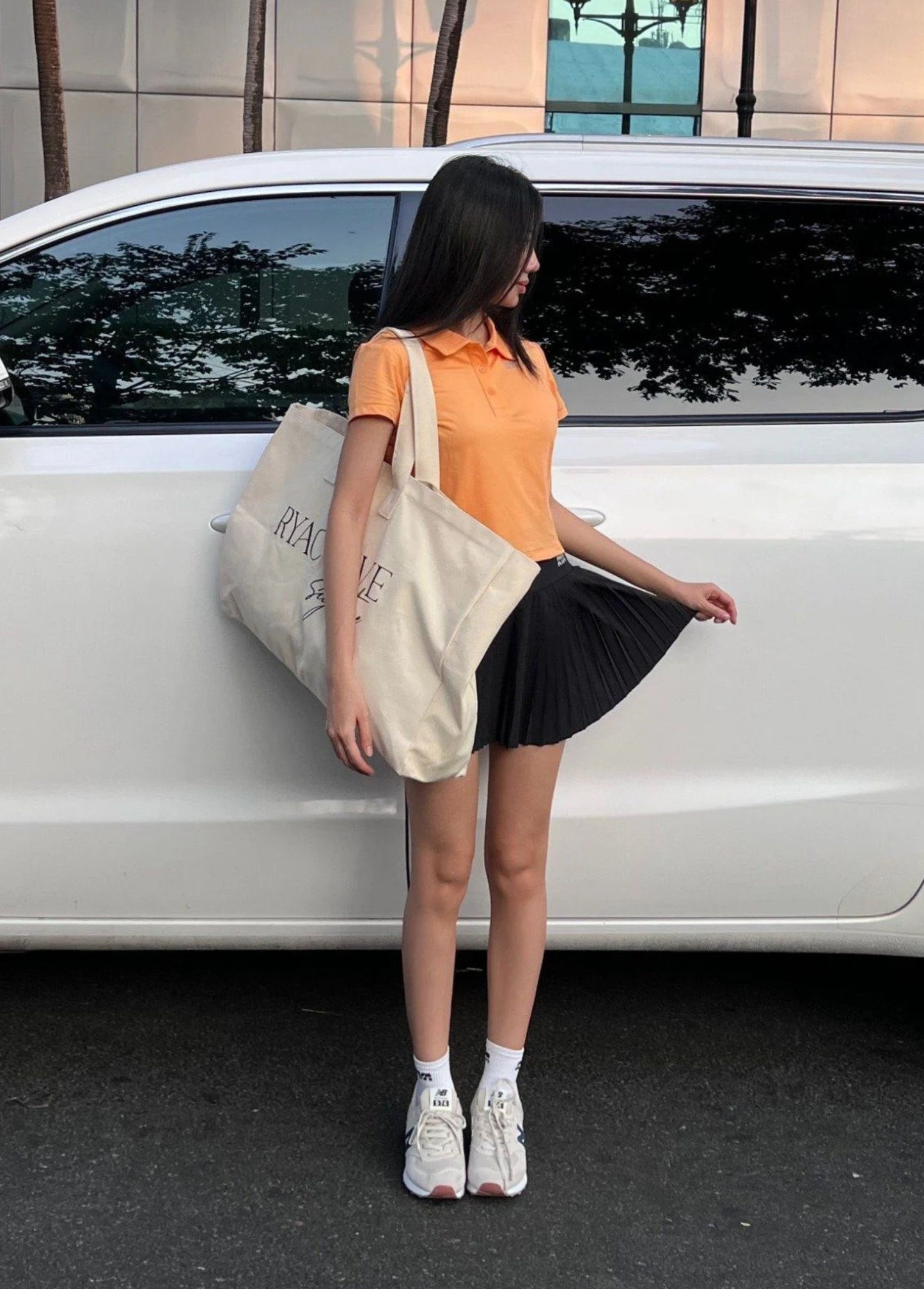 FLOW SKIRT BLACK