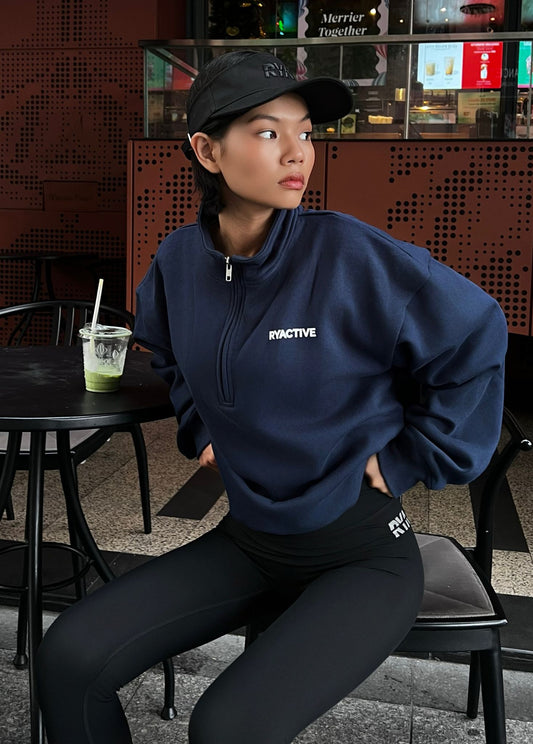 CAMPUS SWEATSHIRT NAVY BLUE