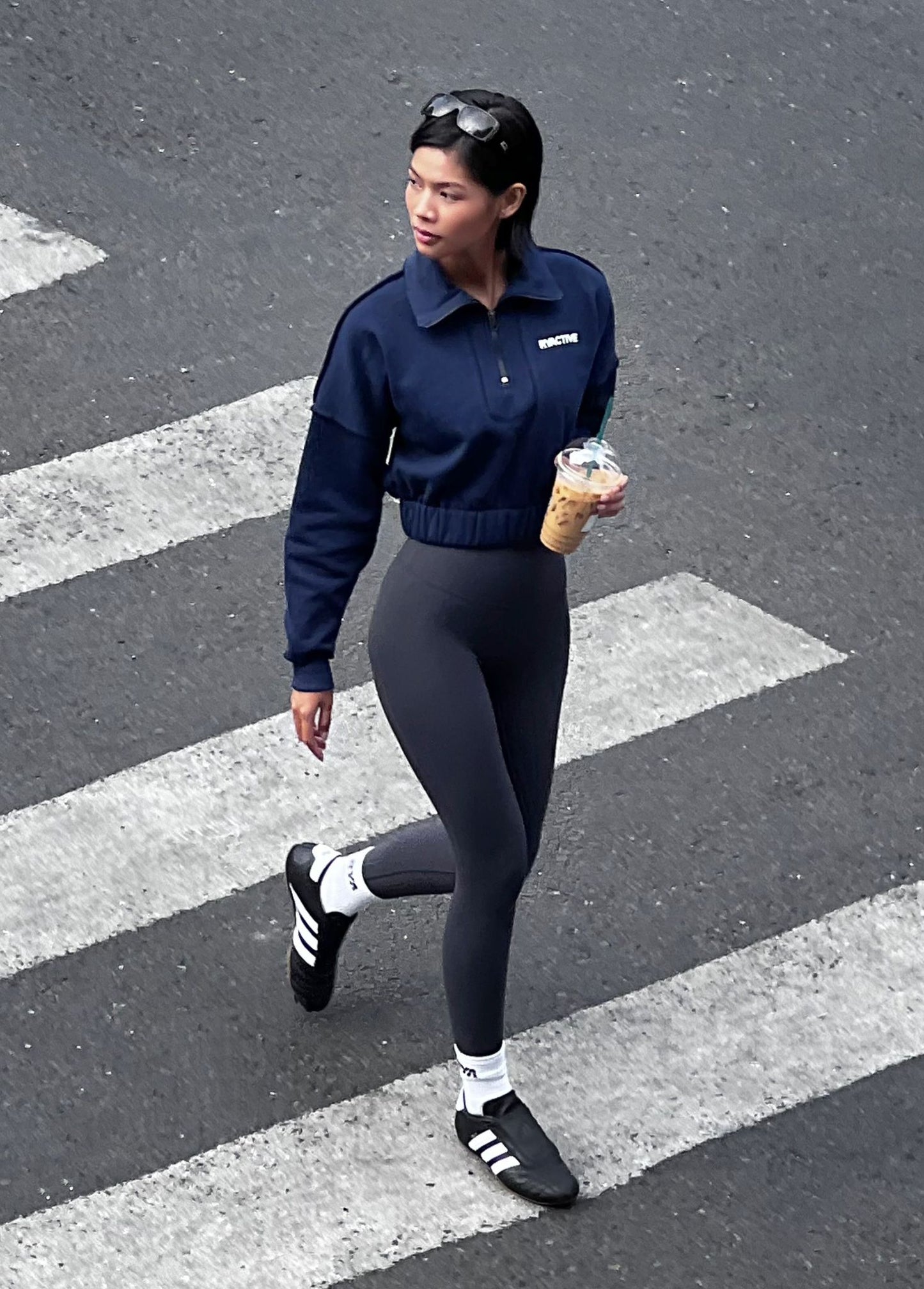 RETRO SWEATSHIRT NAVY BLUE