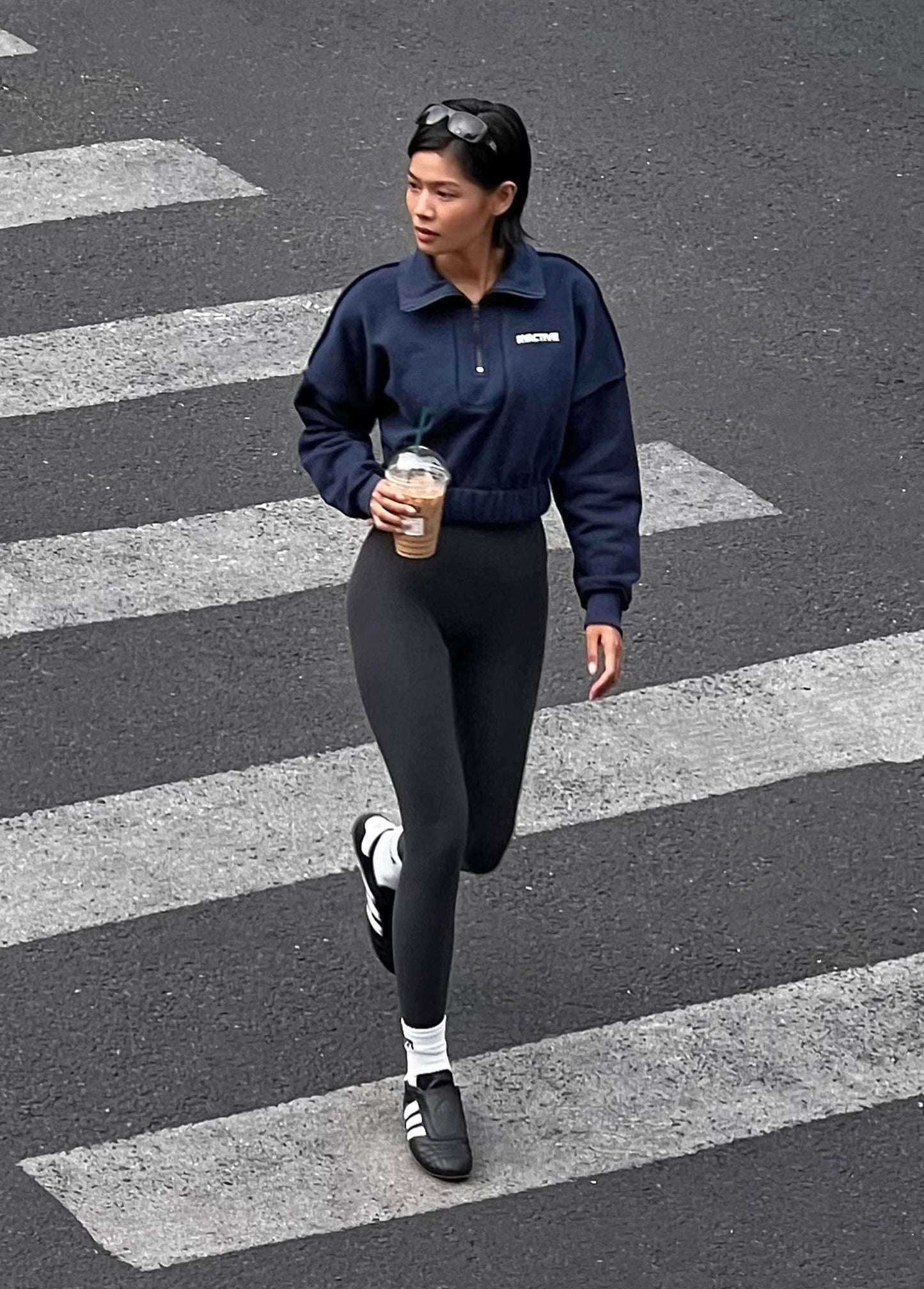 RETRO SWEATSHIRT NAVY BLUE