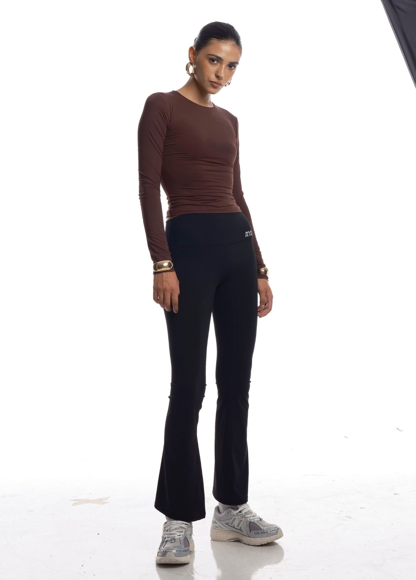 FRESH FLARED LEGGING BLACK