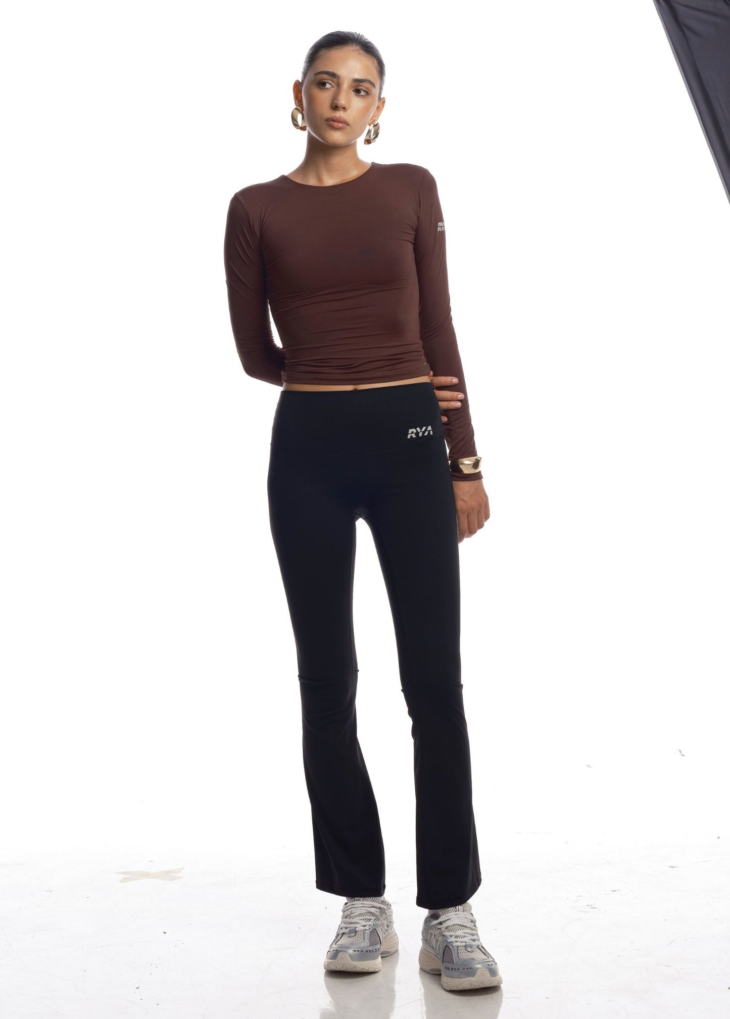 FRESH FLARED LEGGING BLACK