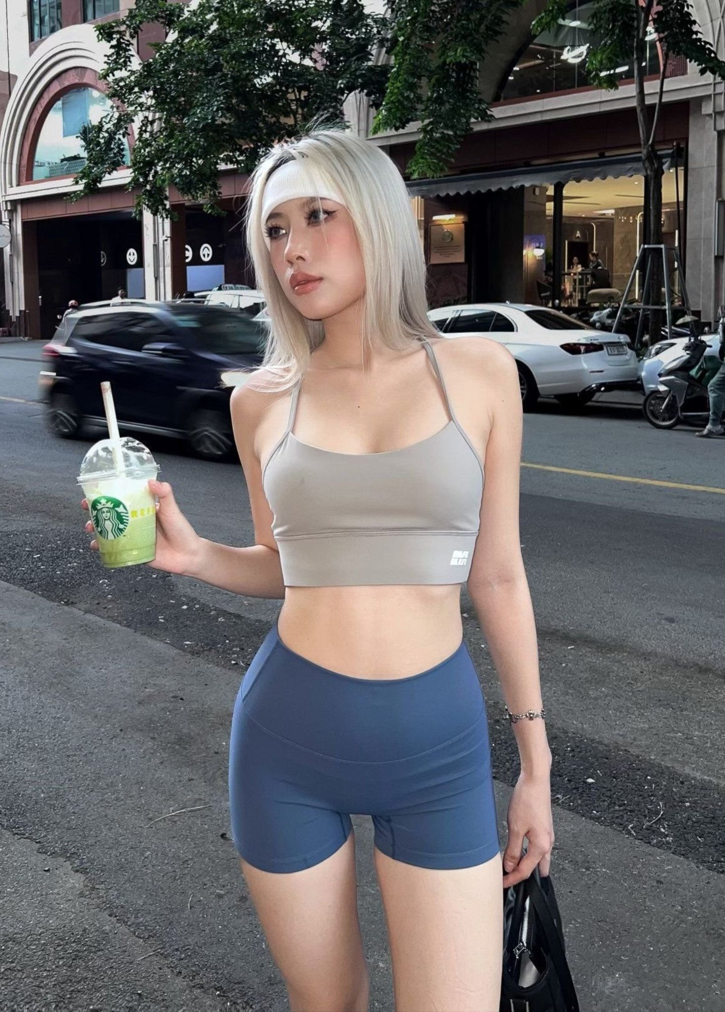 T SPORTBRA LIGHT GREY