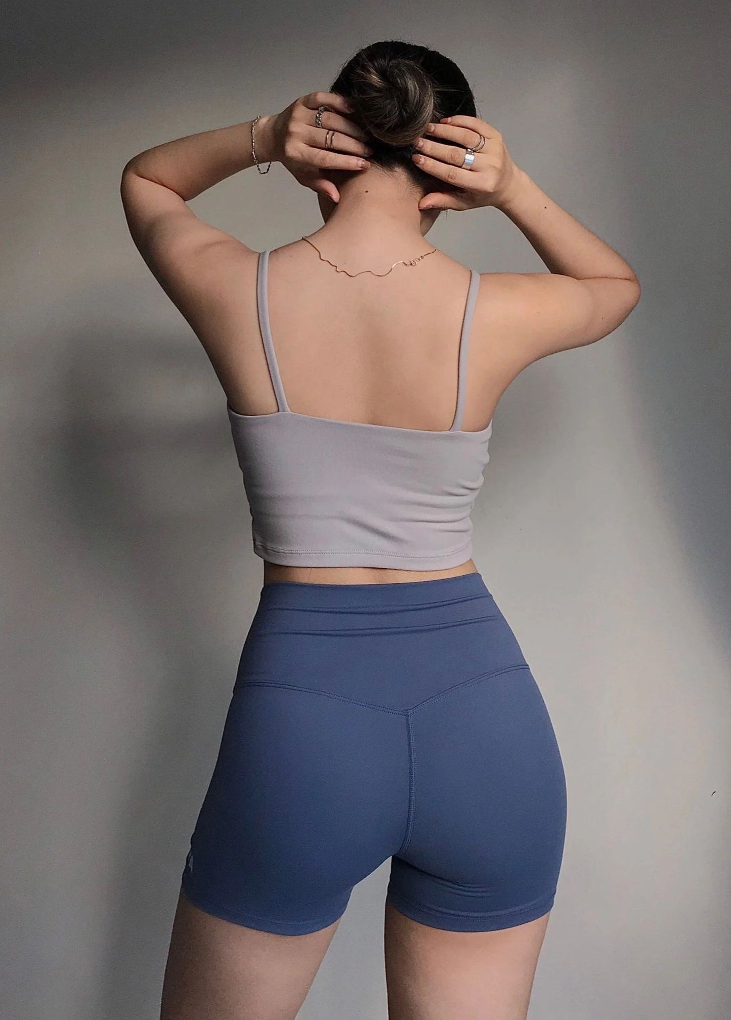 STRAPPY CROPTANK GREY