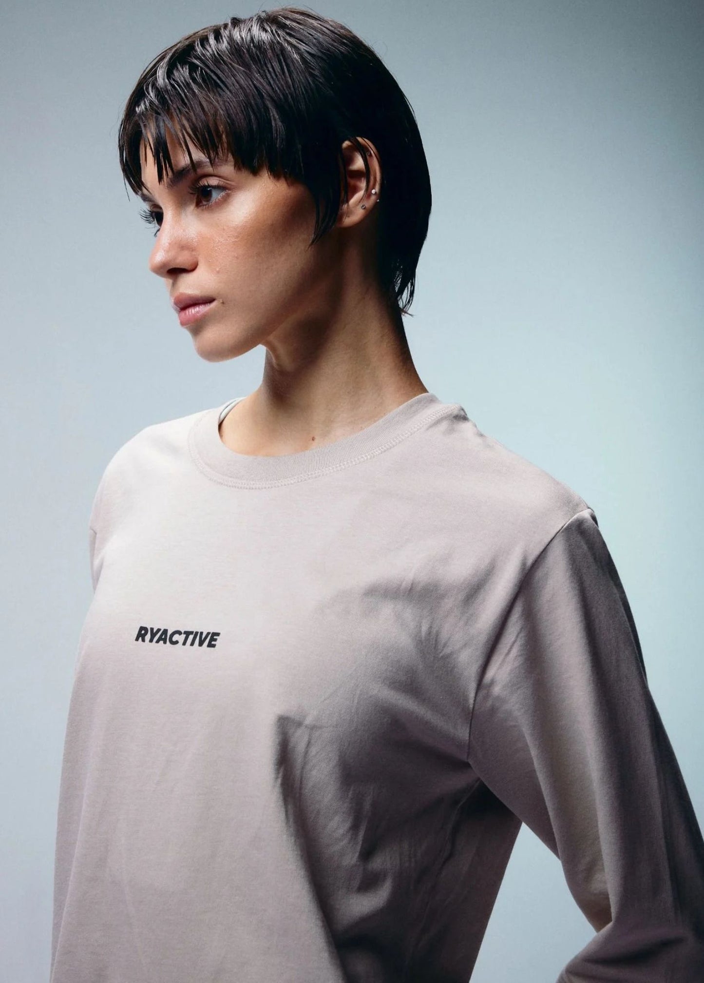 BASIC LONGSLEEVES TEE LIGHT BEIGE