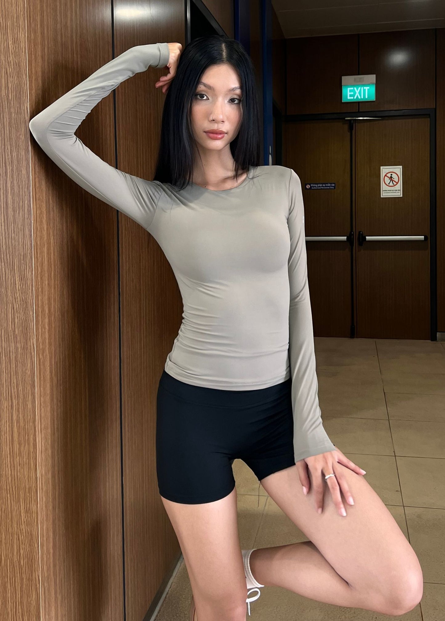 HYPER LONGSLEEVES BASIL GREEN