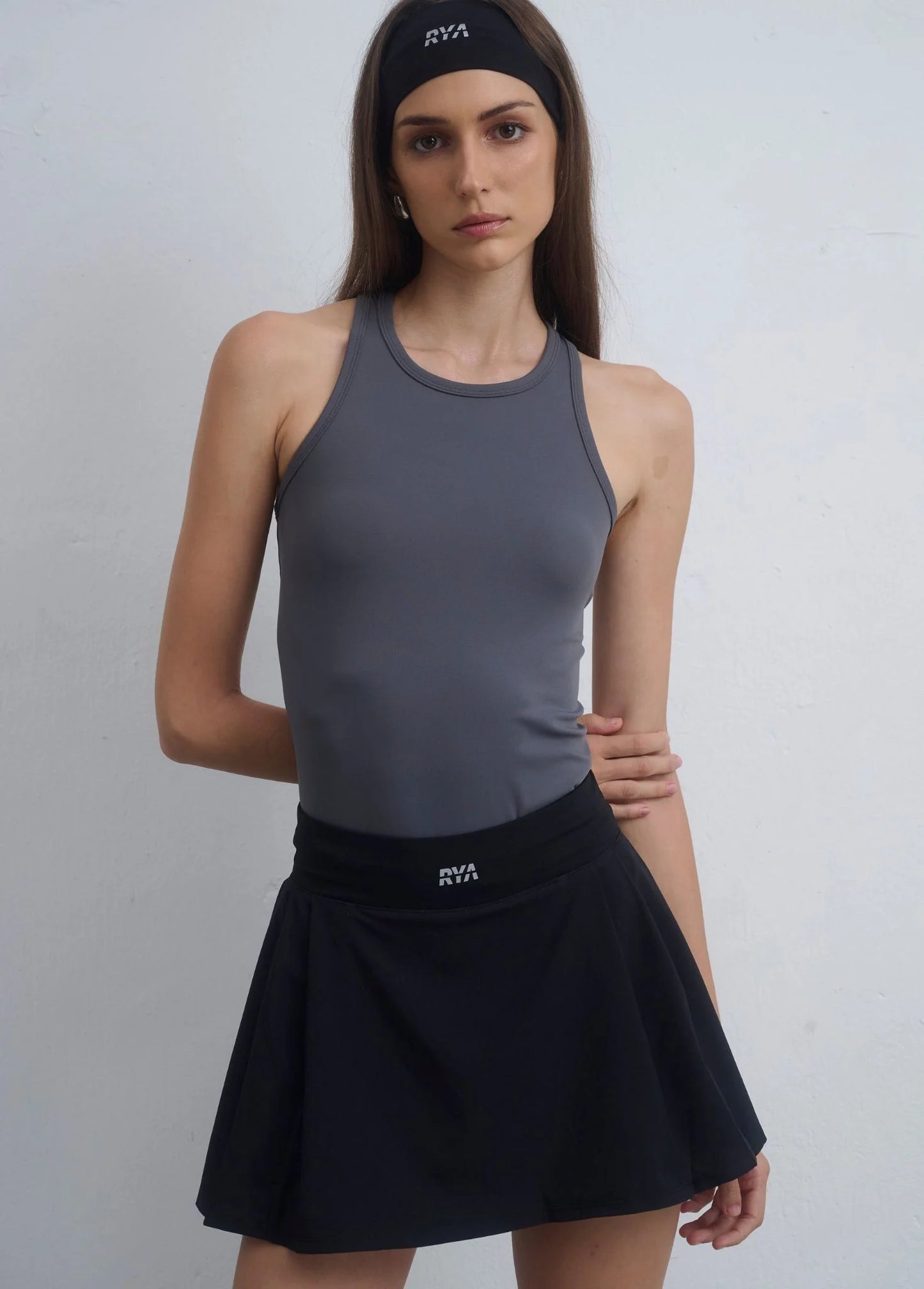 CURVE TANK TOP GREY
