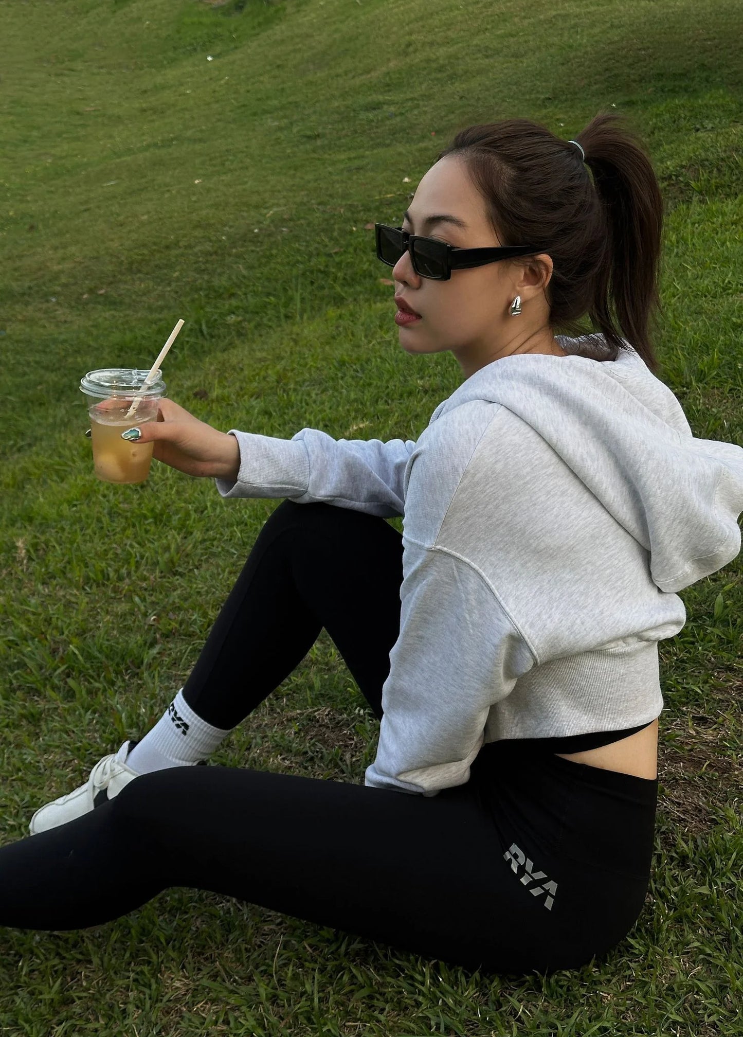 EVERYDAY ZIP HOODIE MELANGE GREY