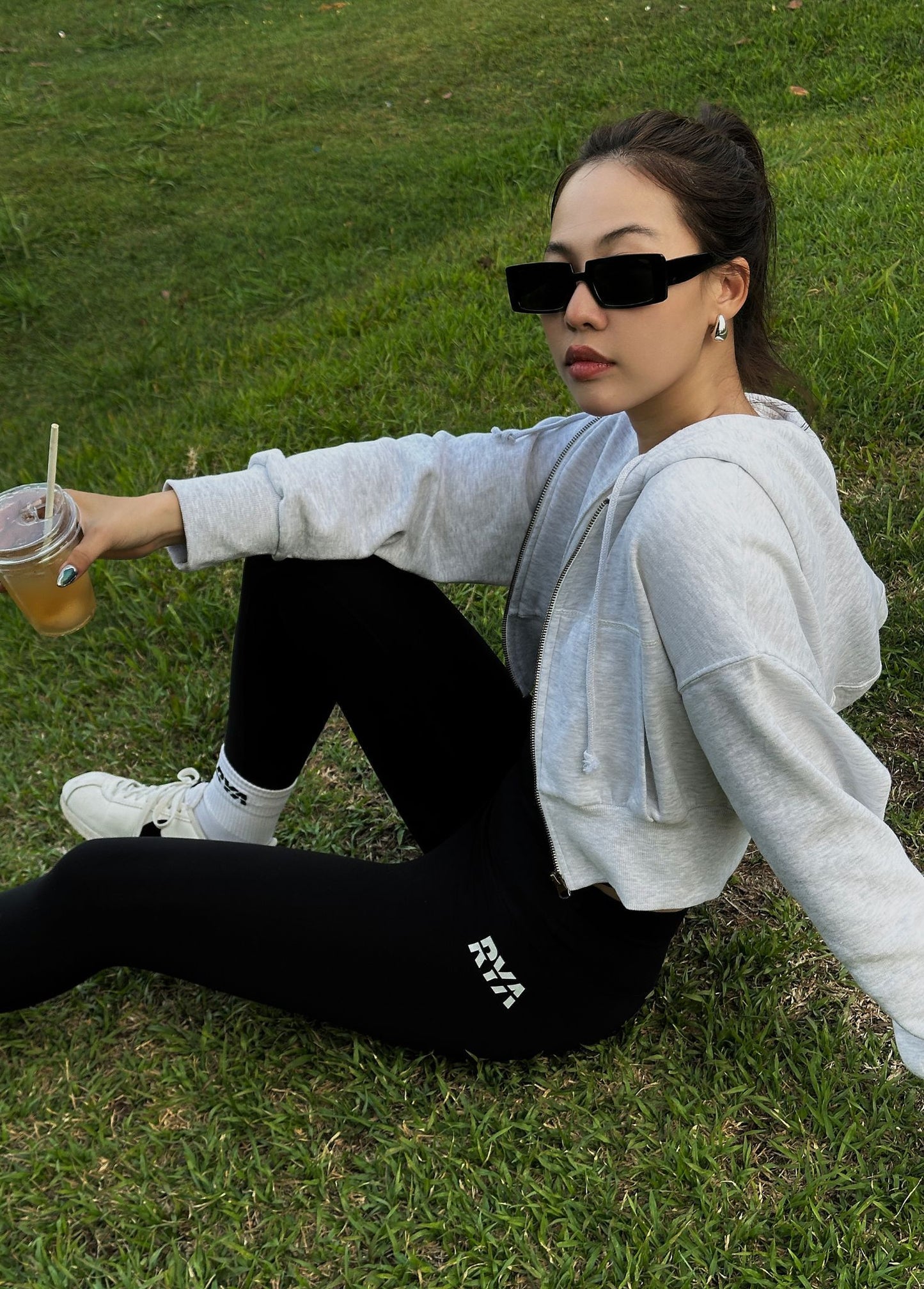 EVERYDAY ZIP HOODIE MELANGE GREY
