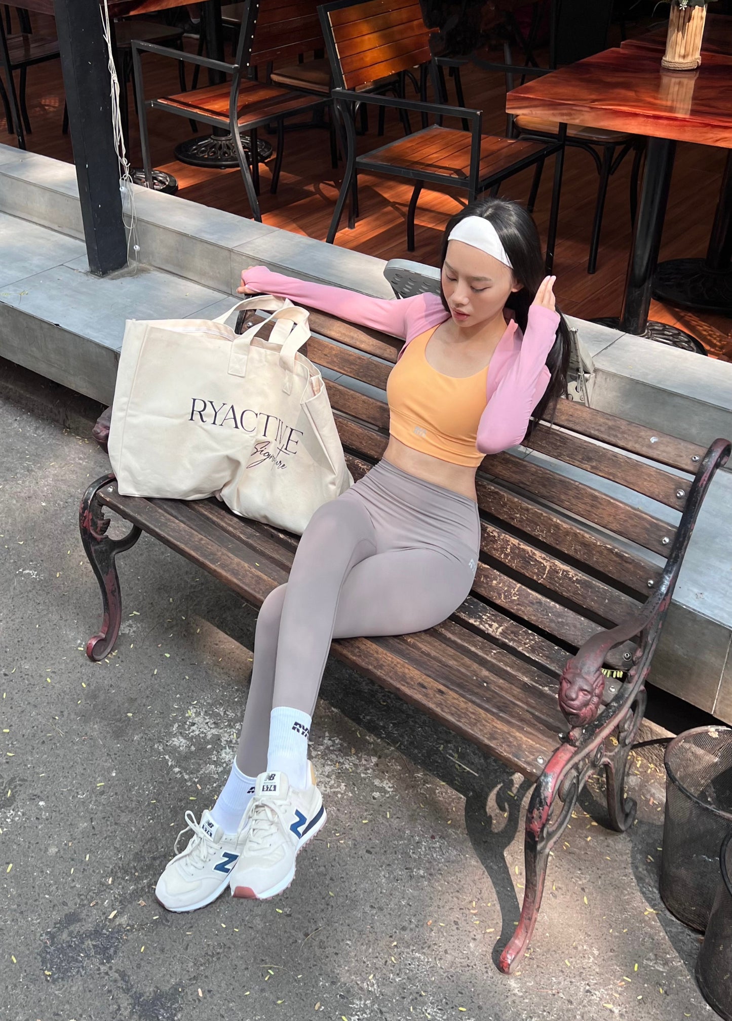 BASE SPORTBRA NEON ORANGE