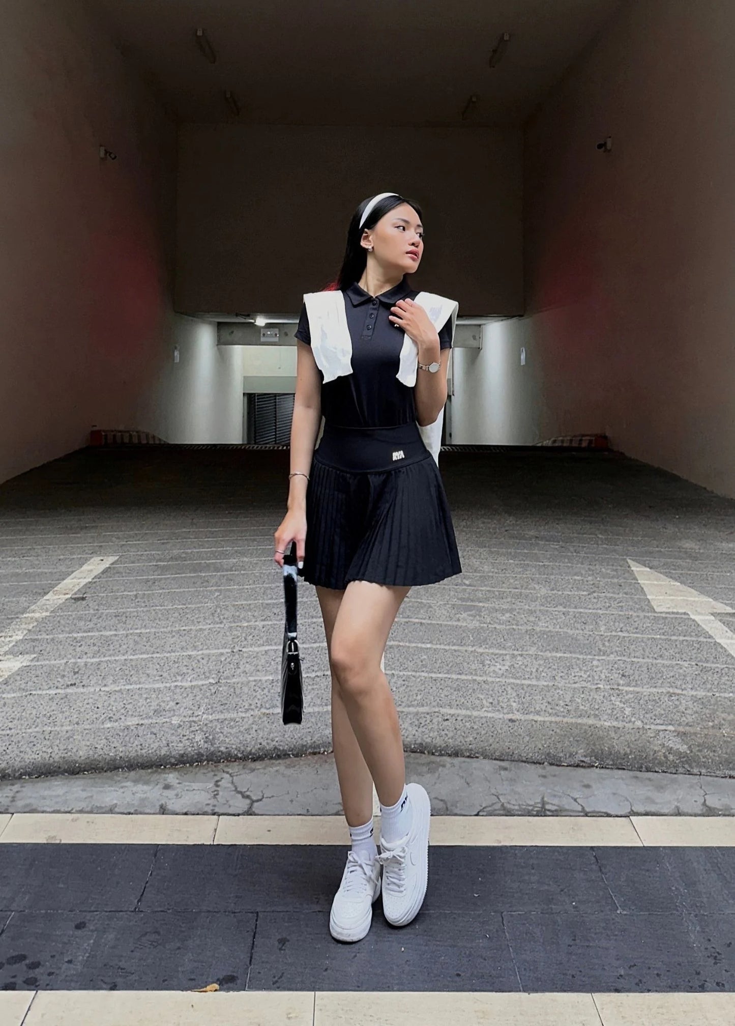FLOW SKIRT BLACK