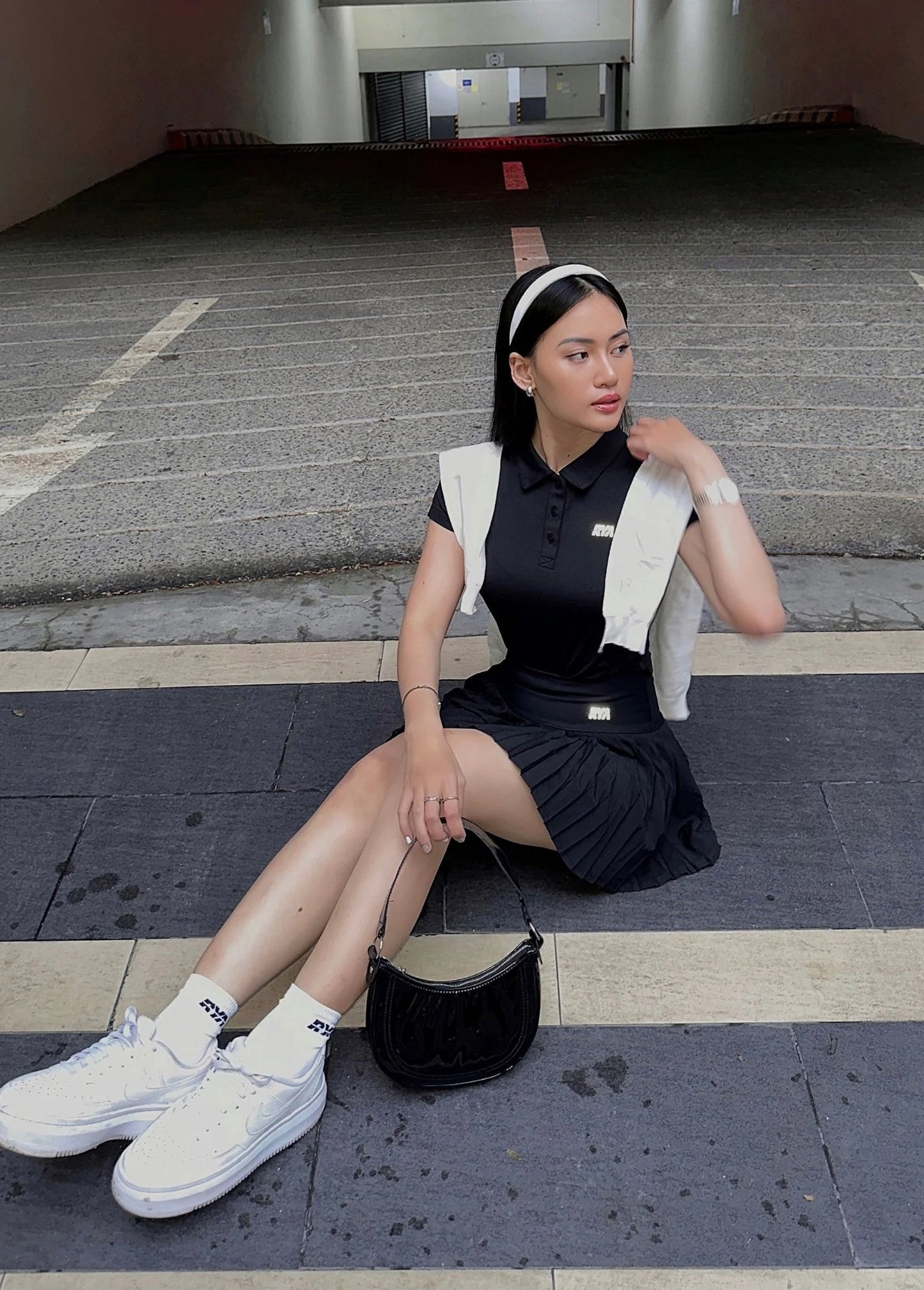FLOW SKIRT BLACK