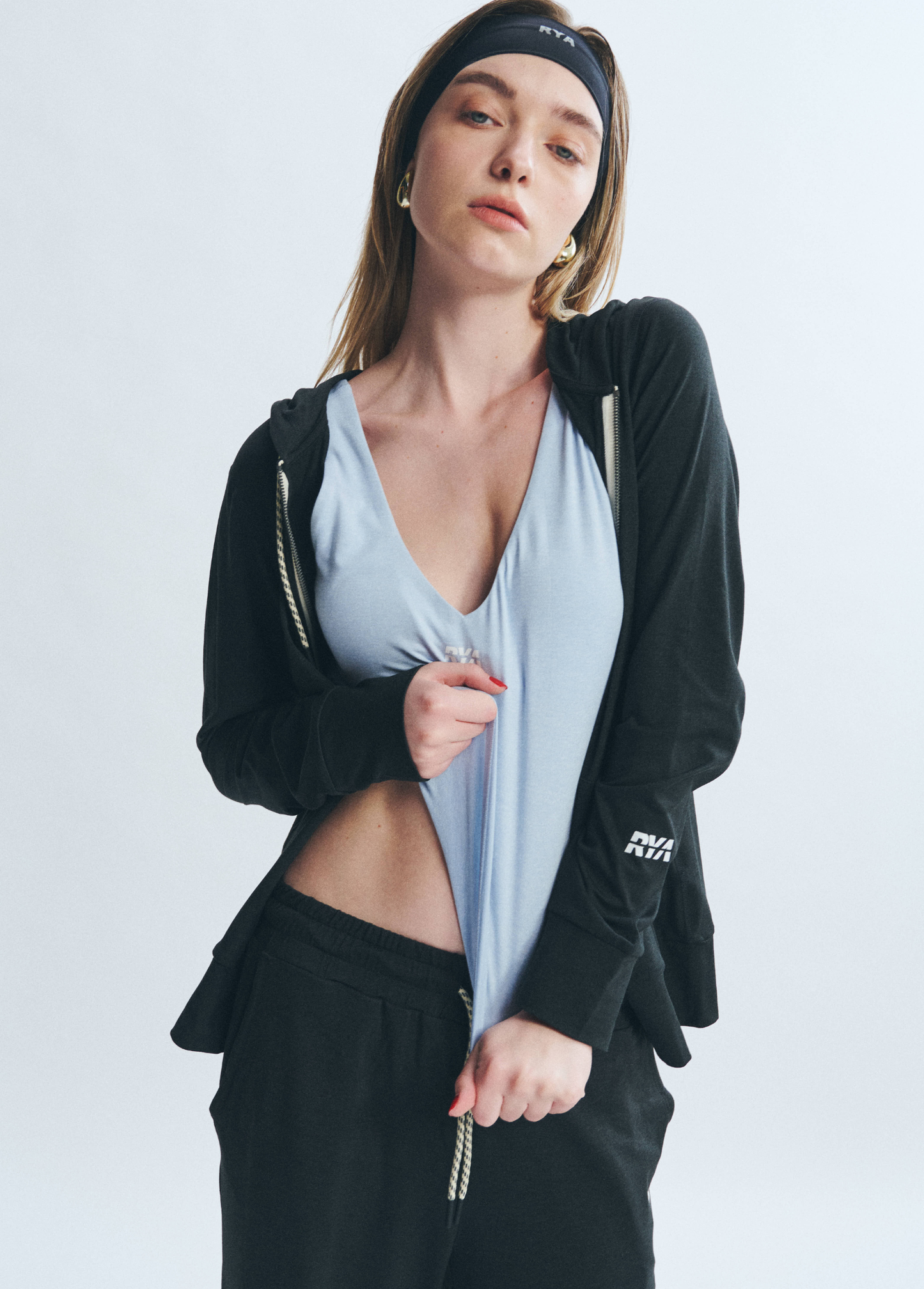 PremRELIEF SUNNY FULL-ZIP HOODIE Heather Black