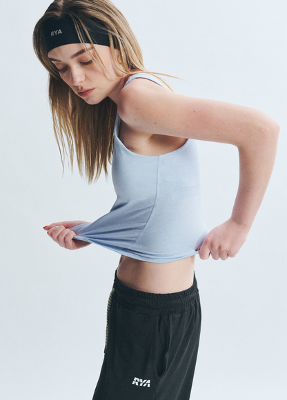 PremRELIEF DREAMY CAMI SPORTBRA Heather Baby Blue
