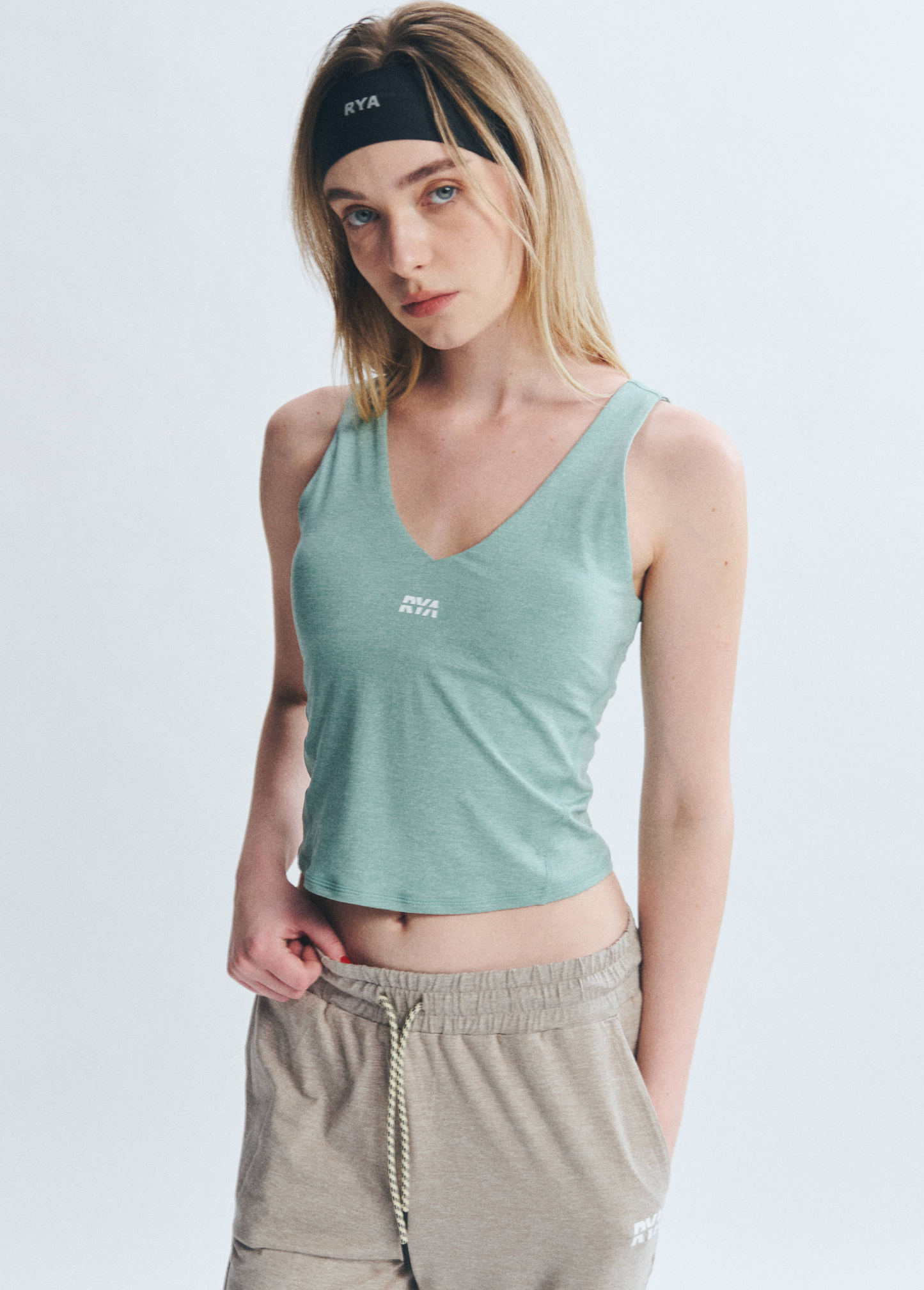 PremRELIEF DREAMY CAMI SPORTBRA Heather Mint Green