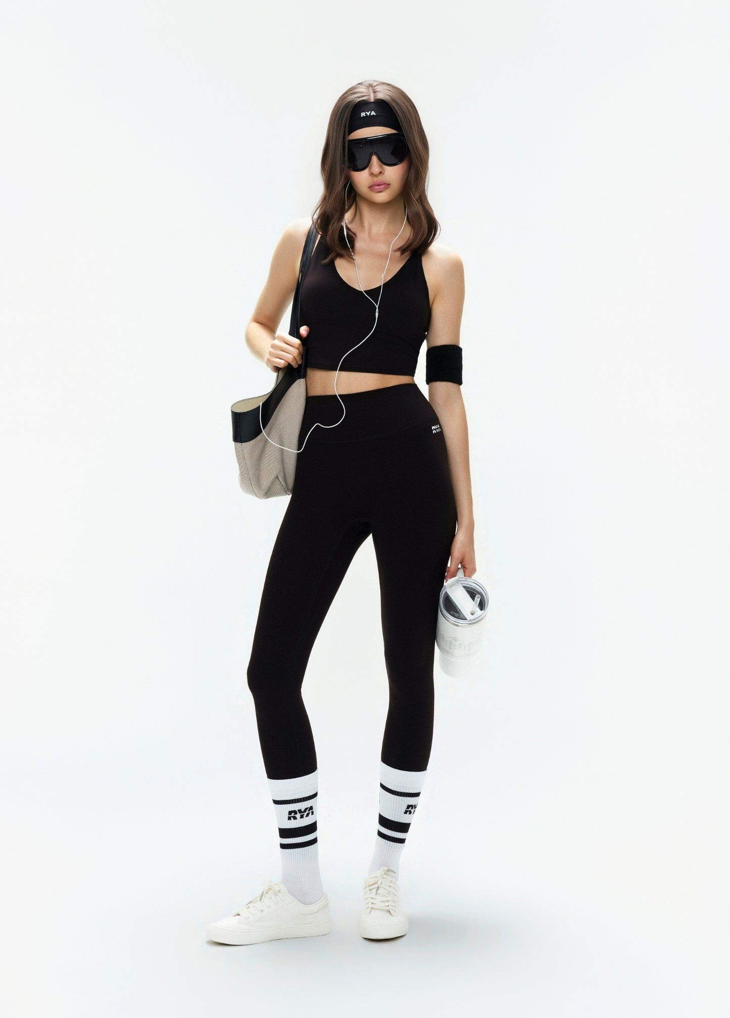 RYAPOWER ALL MINE CAMI SPORTBRA Black