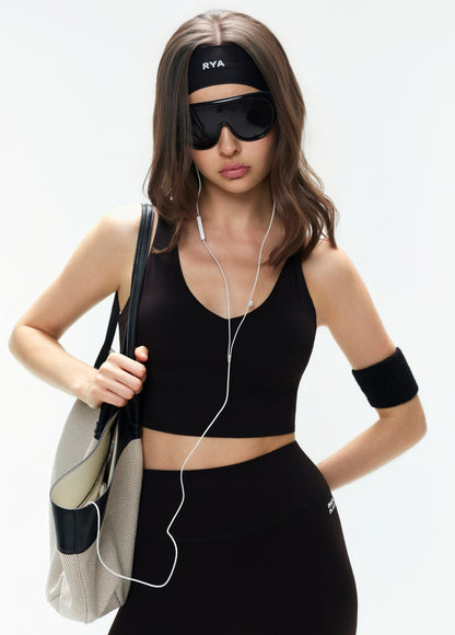 RYAPOWER ALL MINE CAMI SPORTBRA Black