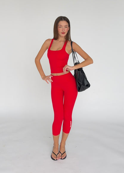 MEDIUM LEGGING POPPY RED