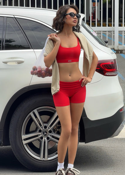 DRIVE SPORTBRA POPPY RED