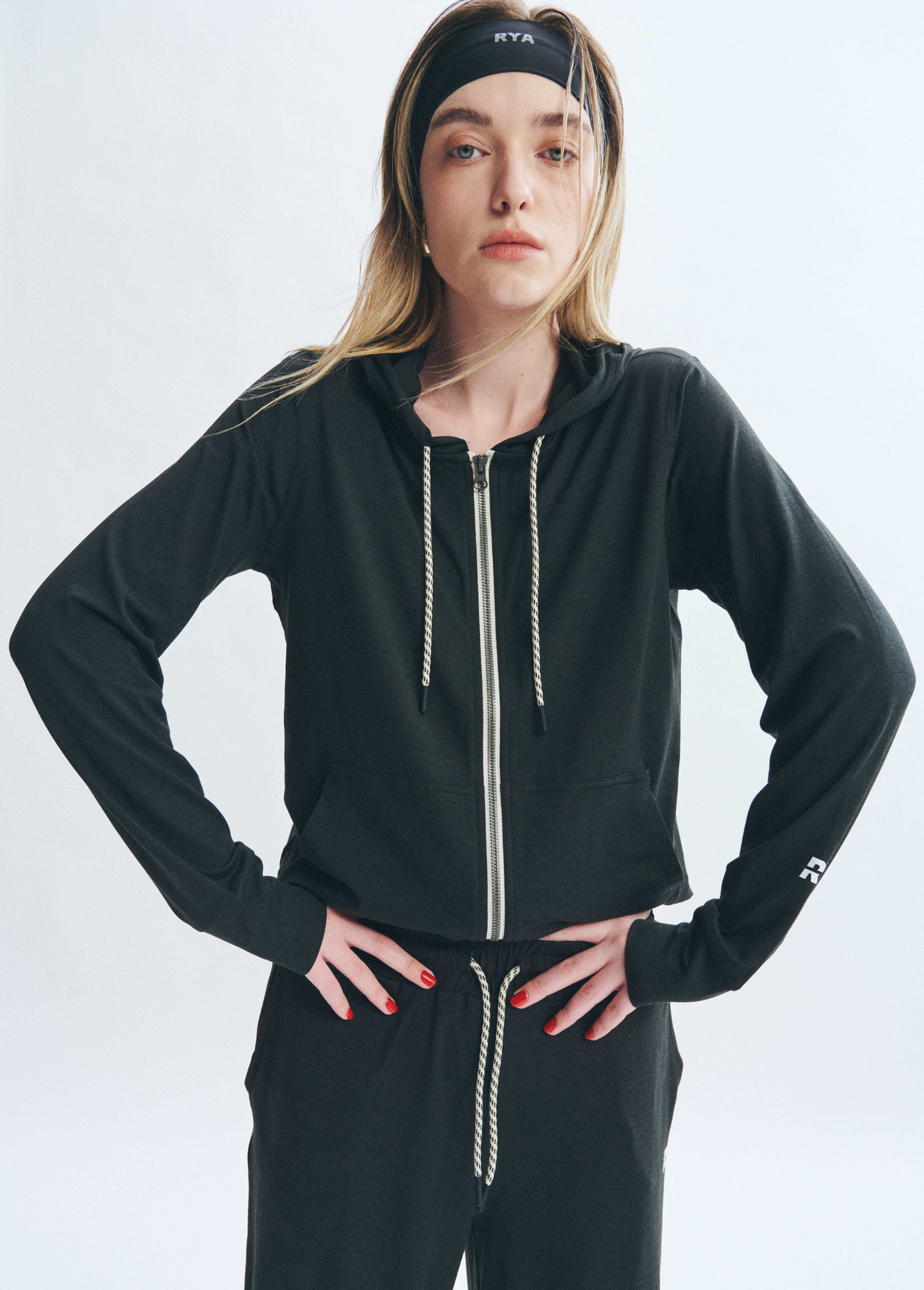 PremRELIEF SUNNY FULL-ZIP HOODIE Heather Black