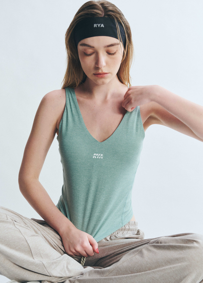 PremRELIEF DREAMY CAMI SPORTBRA Heather Mint Green