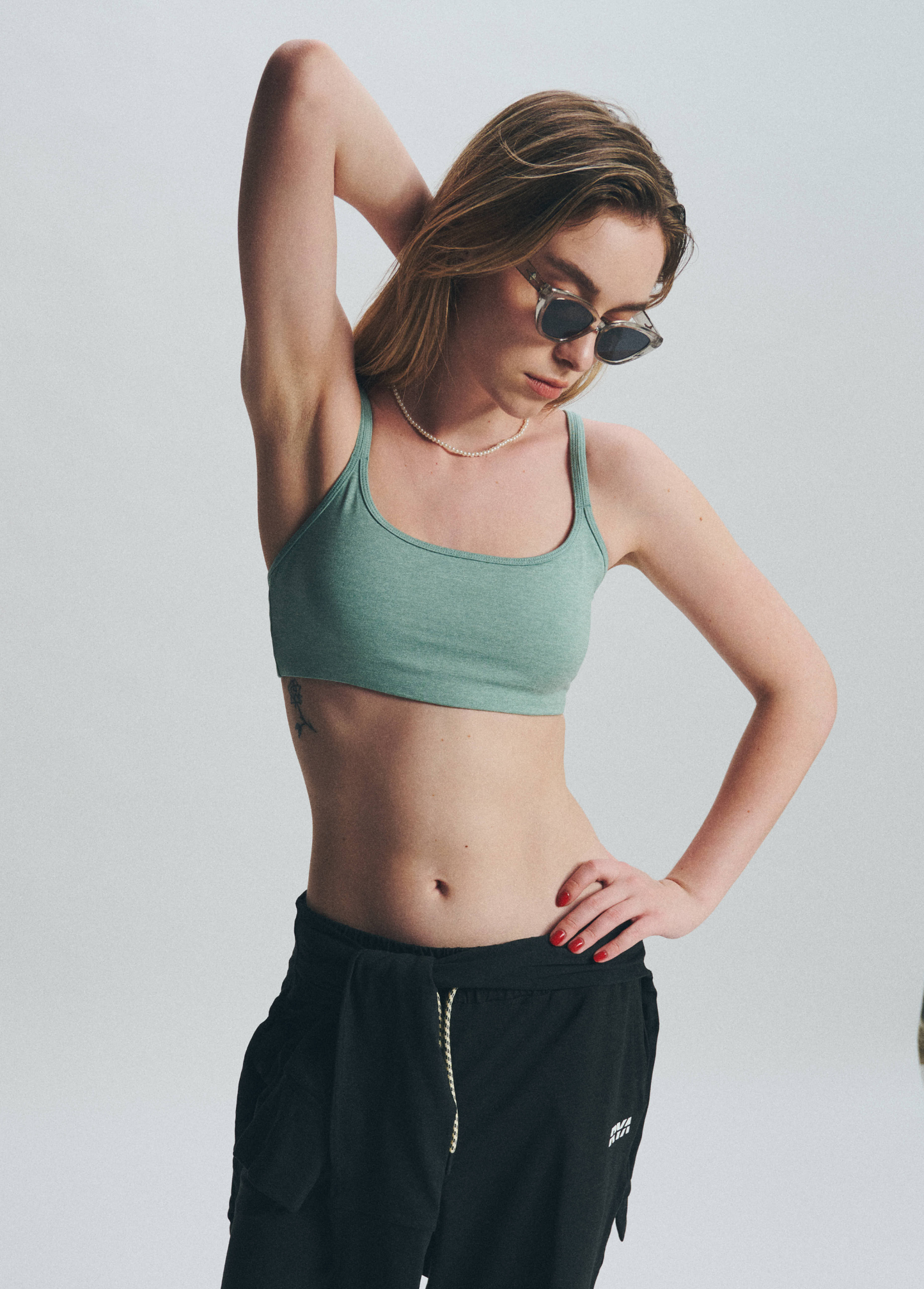 PremRELIEF FLEX SPORTBRA Heather Mint Green