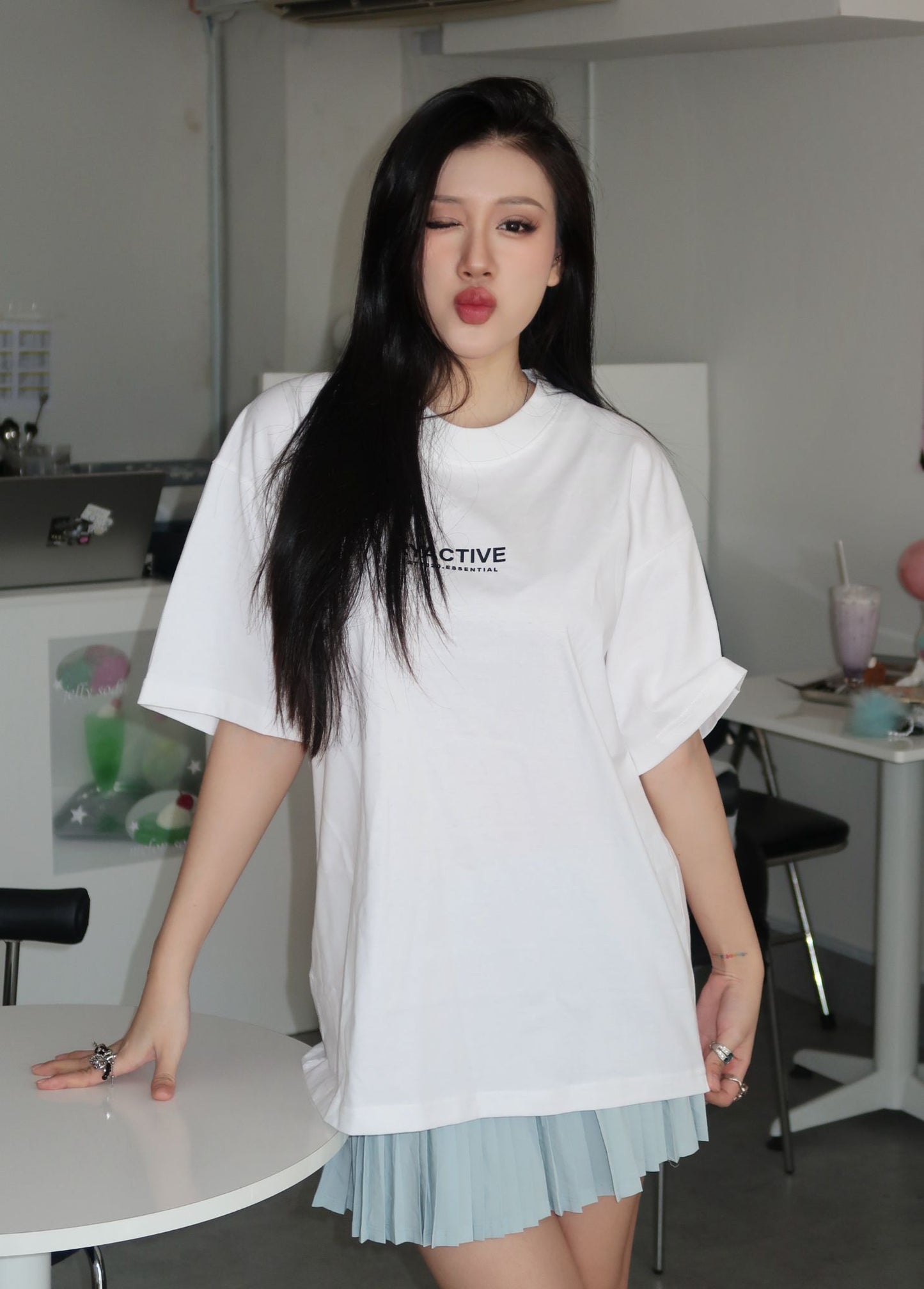 RYACTIVE ESSENTIAL TEE WHITE