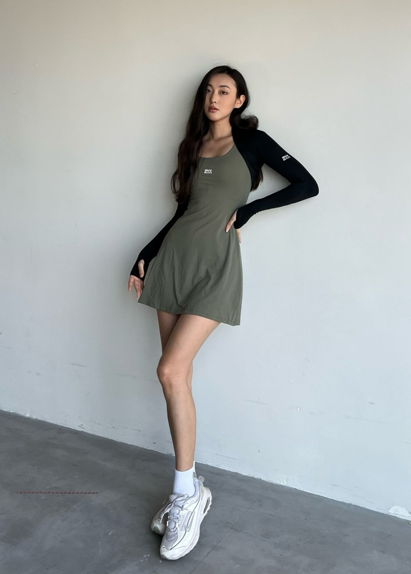 SEDONA DRESS OLIVE GREEN