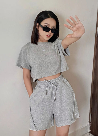 COMFY CROPTOP LIGHT GREY